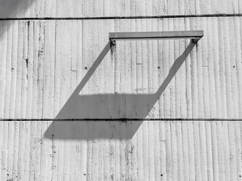 Close-up of shadow on wood