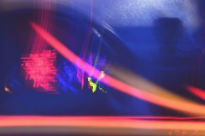 Close-up of multi colored lights