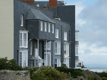 Residential building against sky