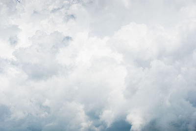 Low angle view of clouds in sky