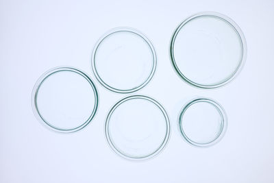 Close-up of glass against white background