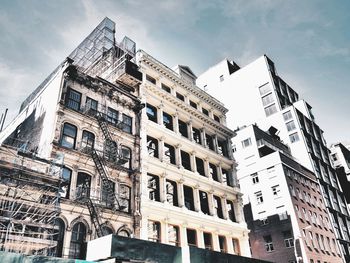 Low angle view of historical building