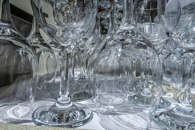 Close-up of wine glass on table