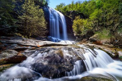 Waterfall in forest