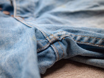 Close-up of human legs