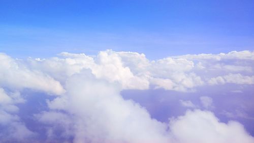 Low angle view of clouds in sky