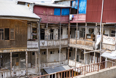 Residential buildings in city