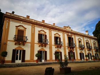 Facade of historical building