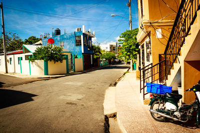 Alley amidst buildings in city