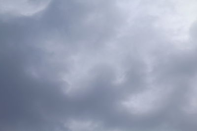 Low angle view of storm clouds in sky