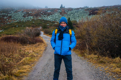 Trekking at vitosha mountain in the late autumn of 2021.