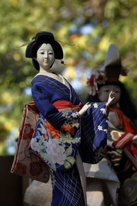 Portrait of cute girl looking away