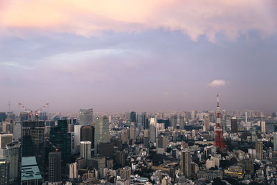 Cityscape against sky
