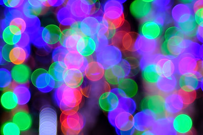 Defocused image of lights at night