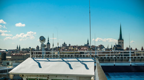 View of buildings in city