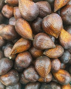 Full frame shot of snake fruit