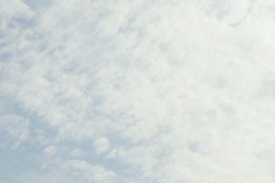 Low angle view of cloudy sky