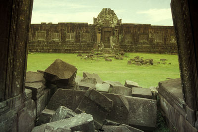 Old ruins of building