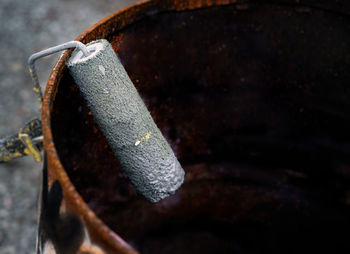 Close-up of rusty metal