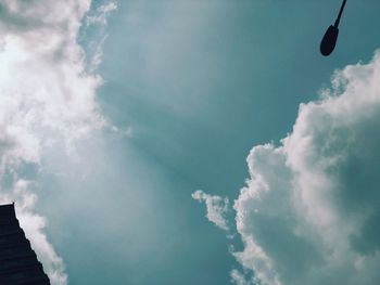 Low angle view of clouds in sky