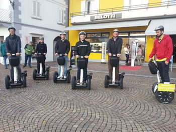 Full length of a man standing in city