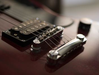 Close-up of guitar