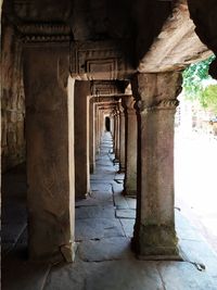 Corridor of historic building