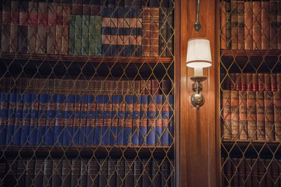 Close-up of wooden door