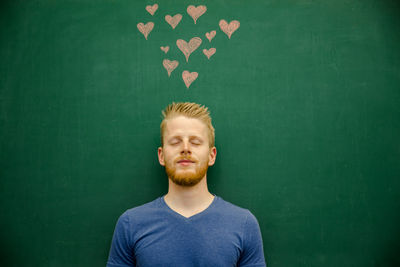 Portrait of young man