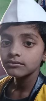 Close-up portrait of girl