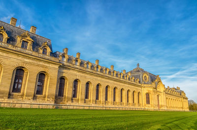 Low angle view of historical building