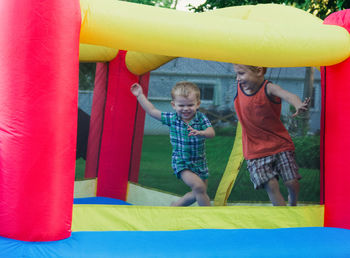 Children playing outdoors