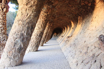 Archway of old rock formation
