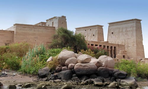 View of old building against sky