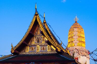 Low angle view of temple