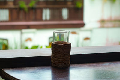 Close-up of drink on table at restaurant