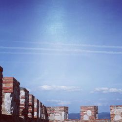 Low angle view of buildings against sky