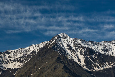 Mountains of chechnya in the caucasus.