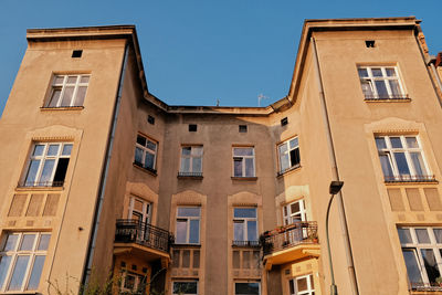 Low angle view of old building