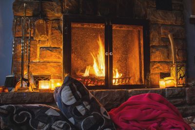 Fire hydrant at night