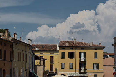 Buildings against sky in town