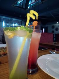 Close-up of drink on table