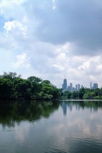 River with buildings in background