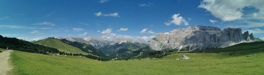 Panoramic view of landscape against sky