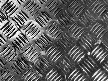 Detail shot of metallic surface