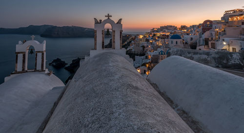 Panoramic view of church against sky