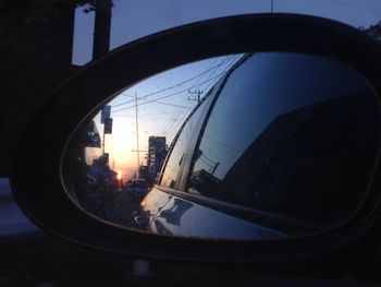 Reflection of trees in water