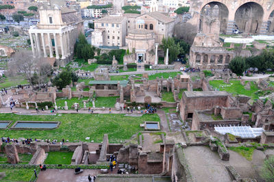 Roman forum, the place where iulius caesar where murdered. roma, italy