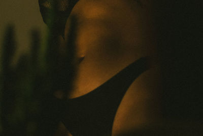 Close-up portrait of young woman