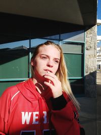 Beautiful young woman